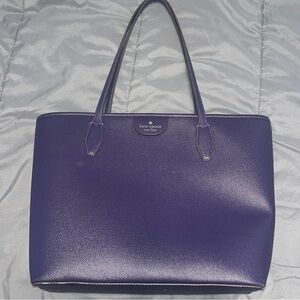 Kate Spade Lori Tote Deep Purple Purse Handbag